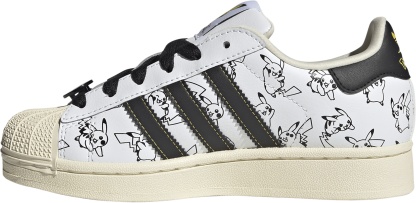 adidas Kids' Grade School Superstar II Shoes - Ftwr White/Core Black/Gold Met. - View 4