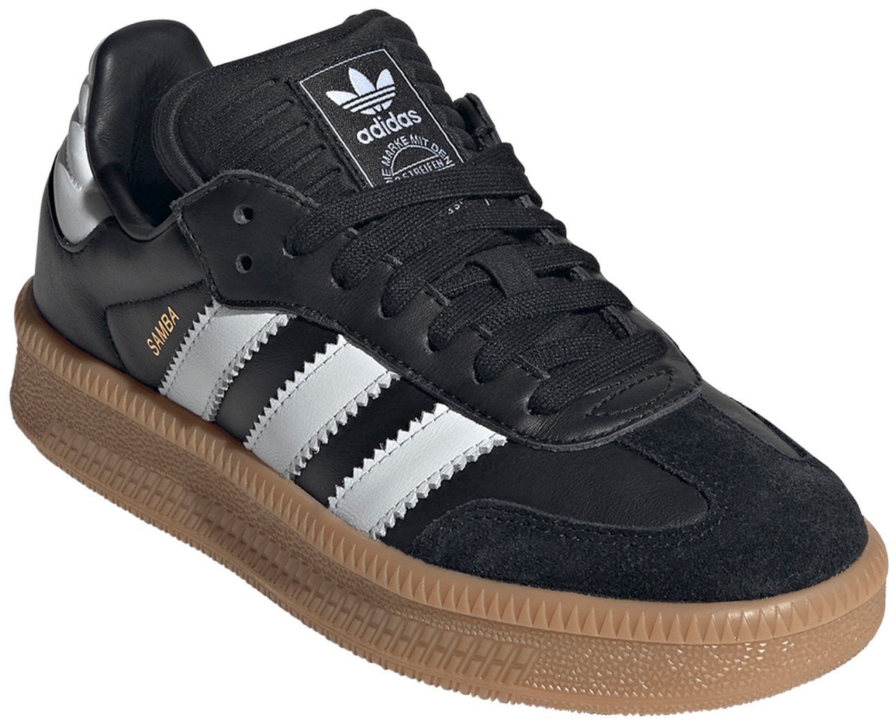 adidas Kids' Grade School Samba XLG Shoes - Black/White - View 6