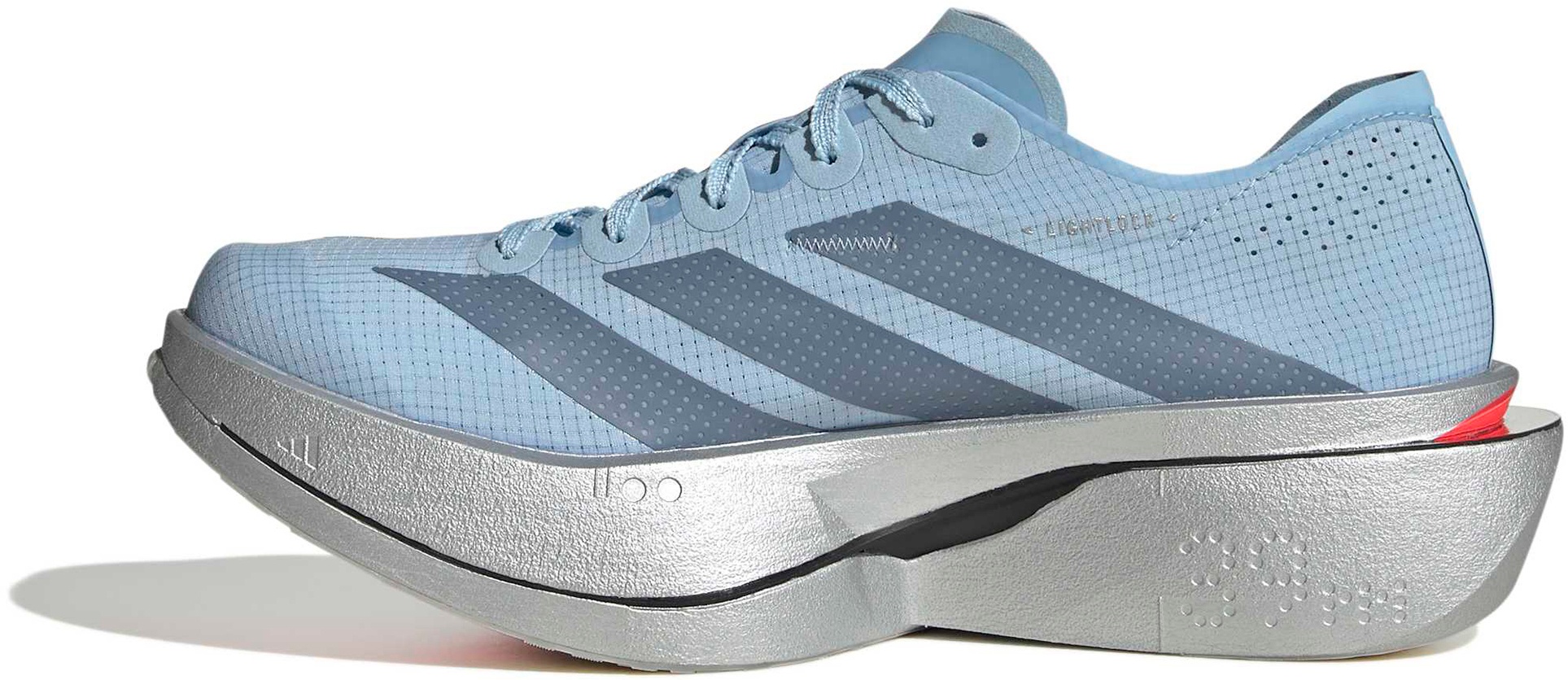 adidas Women's Adizero Adios Pro 5 Running Shoes - Clear Sky/Steel Rw/Silver Met. - View 7