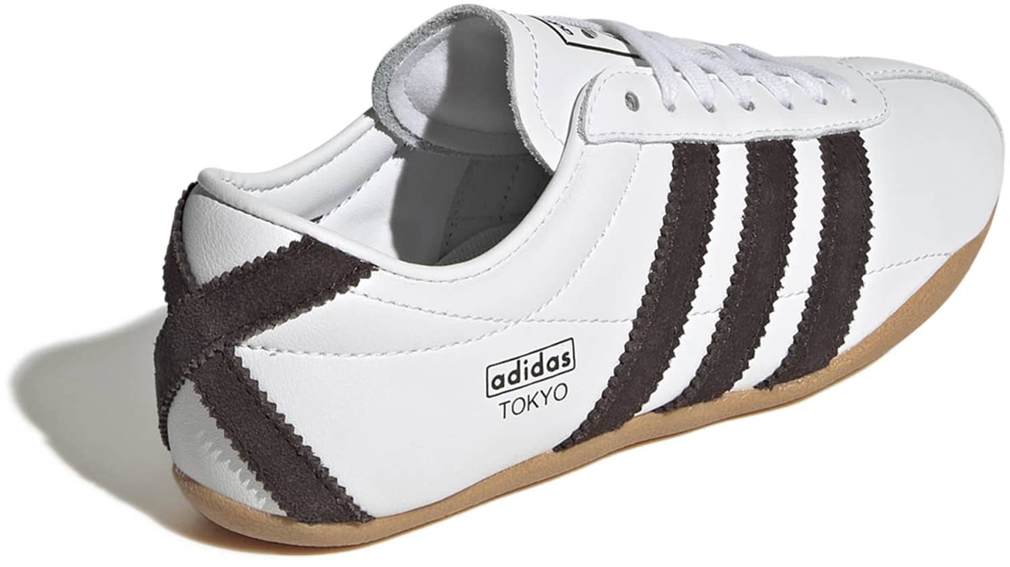 adidas Kids' Grade School Tokyo Shoes - Ftwr White/Aurora Coffee/Gum 3 - View 4