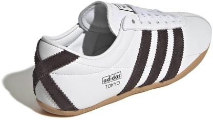 adidas Kids' Grade School Tokyo Shoes - Ftwr White/Aurora Coffee/Gum 3 - View 4