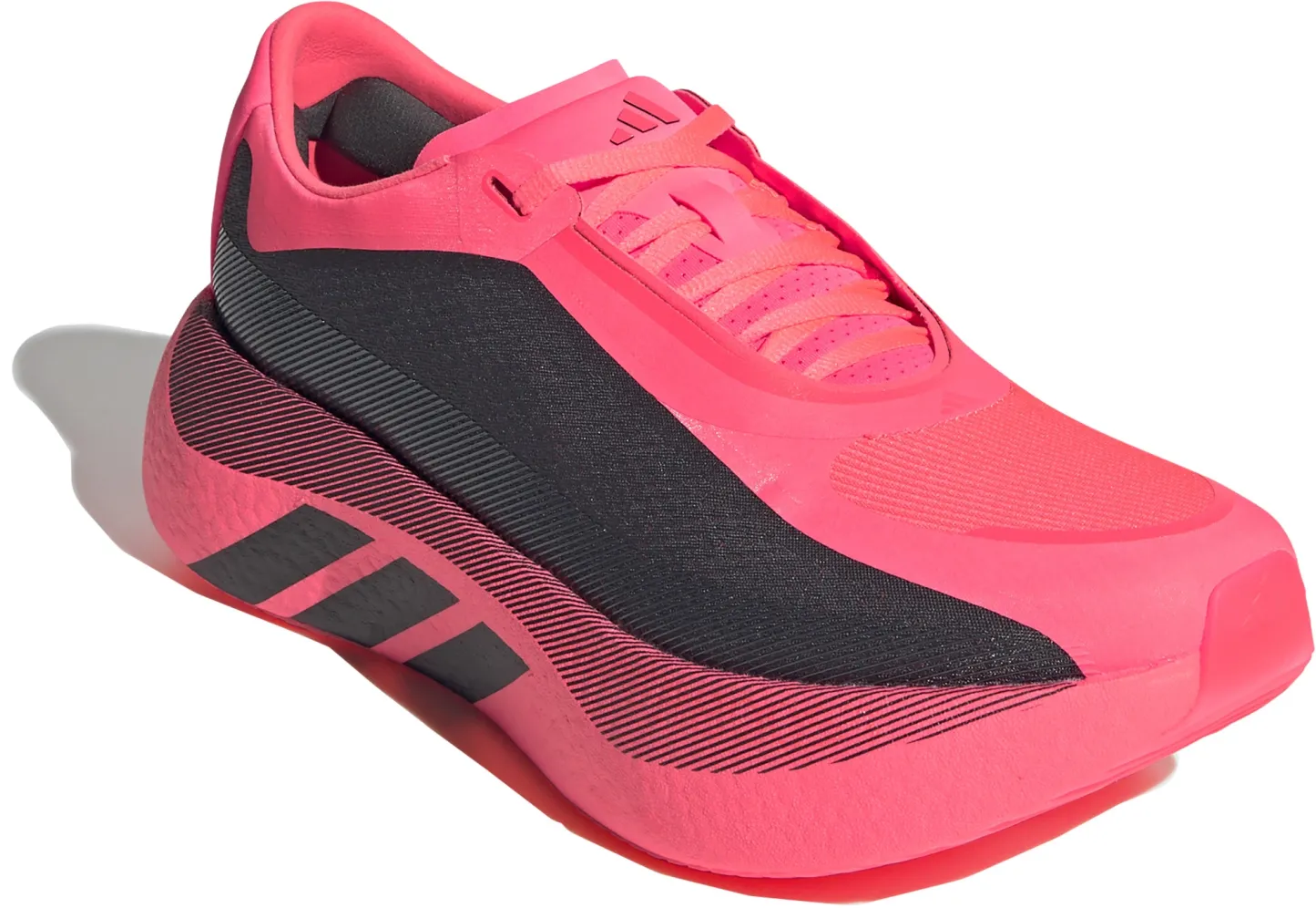 adidas Men's Hyperboost Edge Running Shoes - Turbo/Carbon/Solar Turbo - View 9