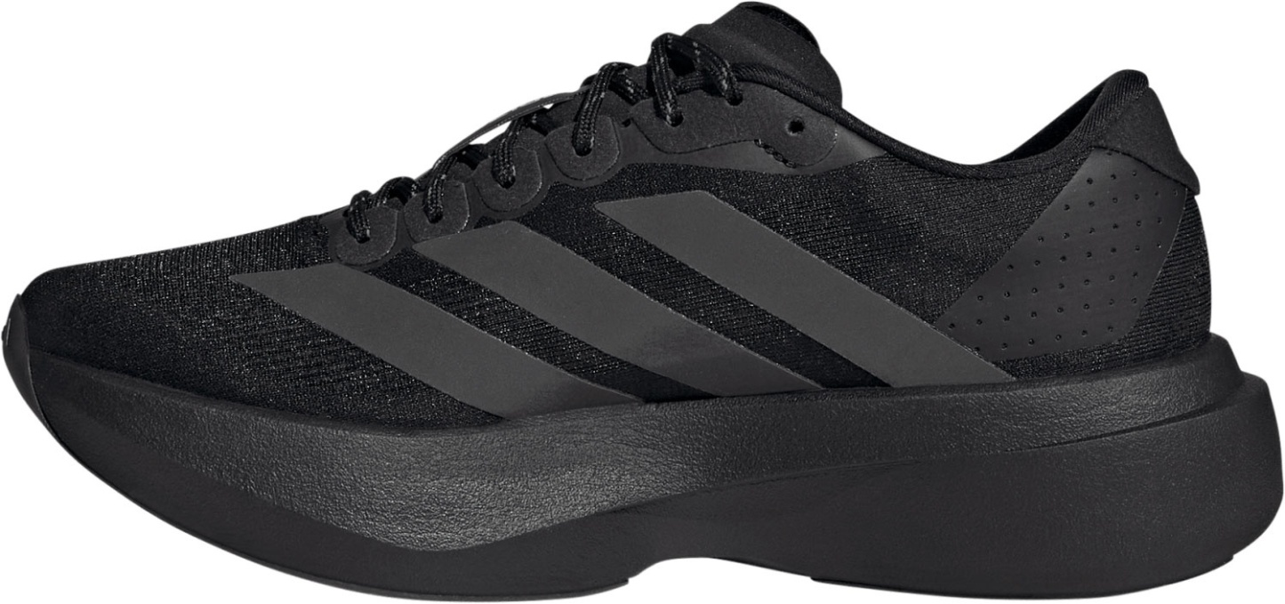 adidas Women's Adizero EVO SL Running Shoes - Black/Black/White - View 4