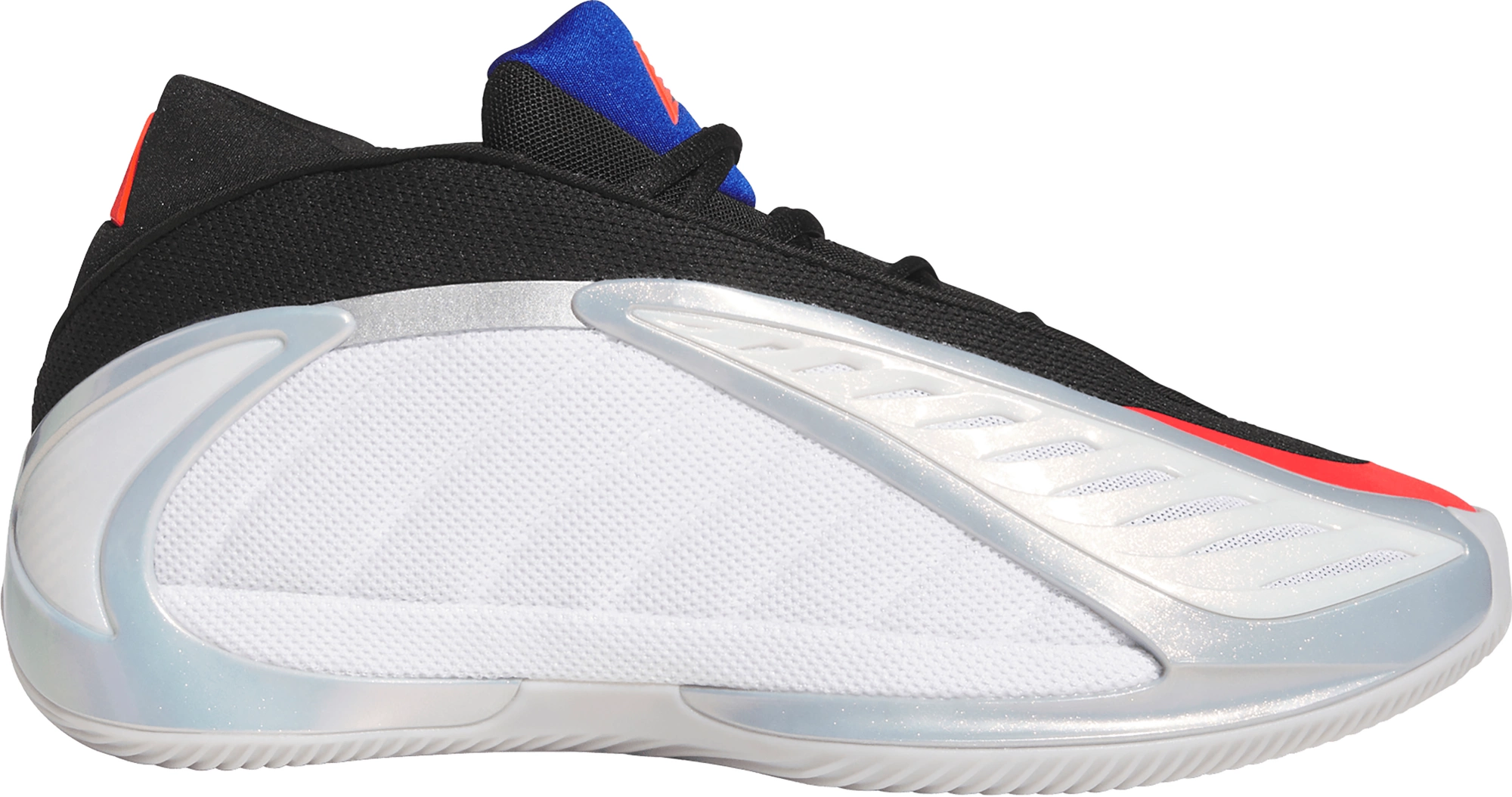 adidas Anthony Edwards 2 'Future Icon' Basketball Shoes - White/Lucid Red/Silver - View 1