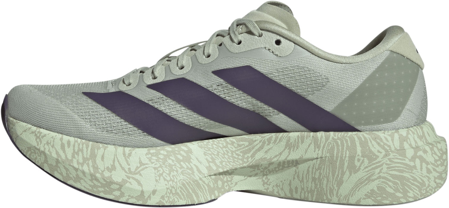 adidas Women's Adizero EVO SL Running Shoes - Halo Green/Trace Purple/Sandy Pink - View 4
