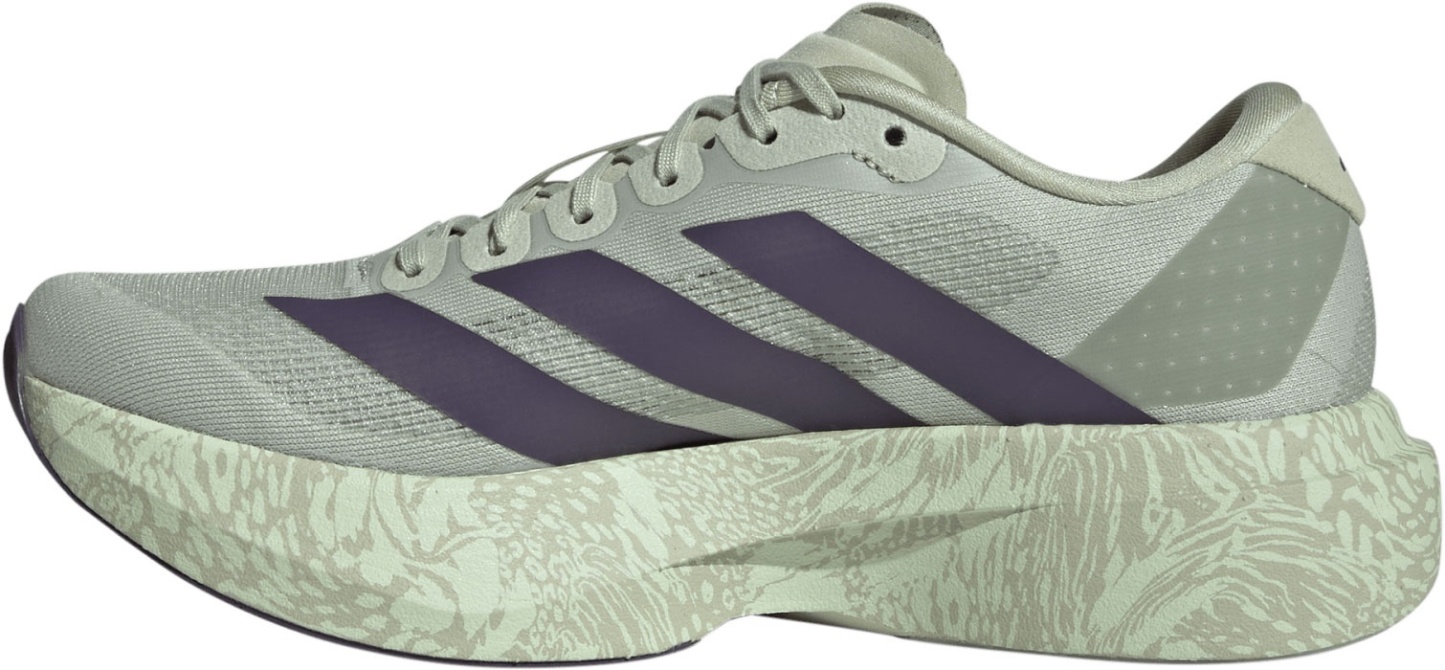 adidas Women's Adizero EVO SL Running Shoes - Halo Green/Trace Purple/Sandy Pink - View 4