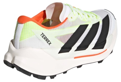 adidas Women's Terrex Agravic TT Trail Running Shoes - White/Black/Impact Orange - View 6
