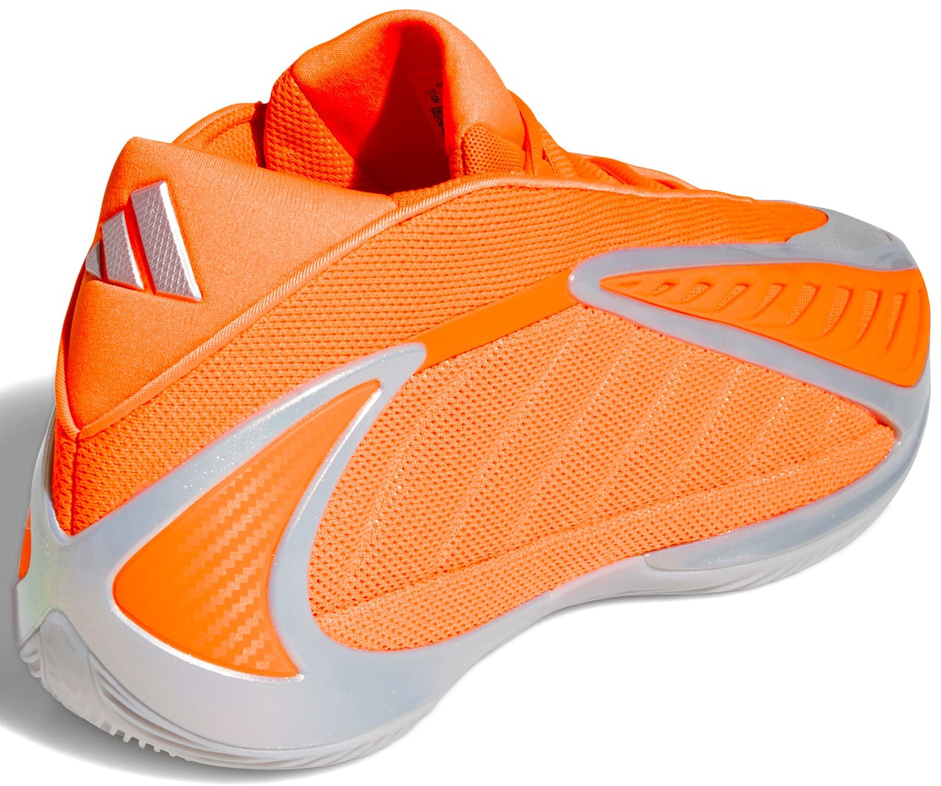 adidas Anthony Edwards 2 'All-Star' Basketball Shoes - Lucid Orange/Silver/Grey - View 6