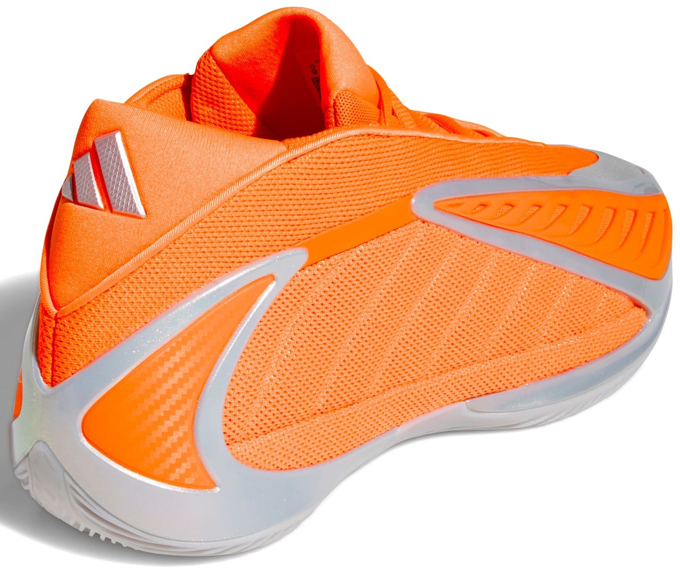 adidas Anthony Edwards 2 'All-Star' Basketball Shoes - Lucid Orange/Silver/Grey - View 6