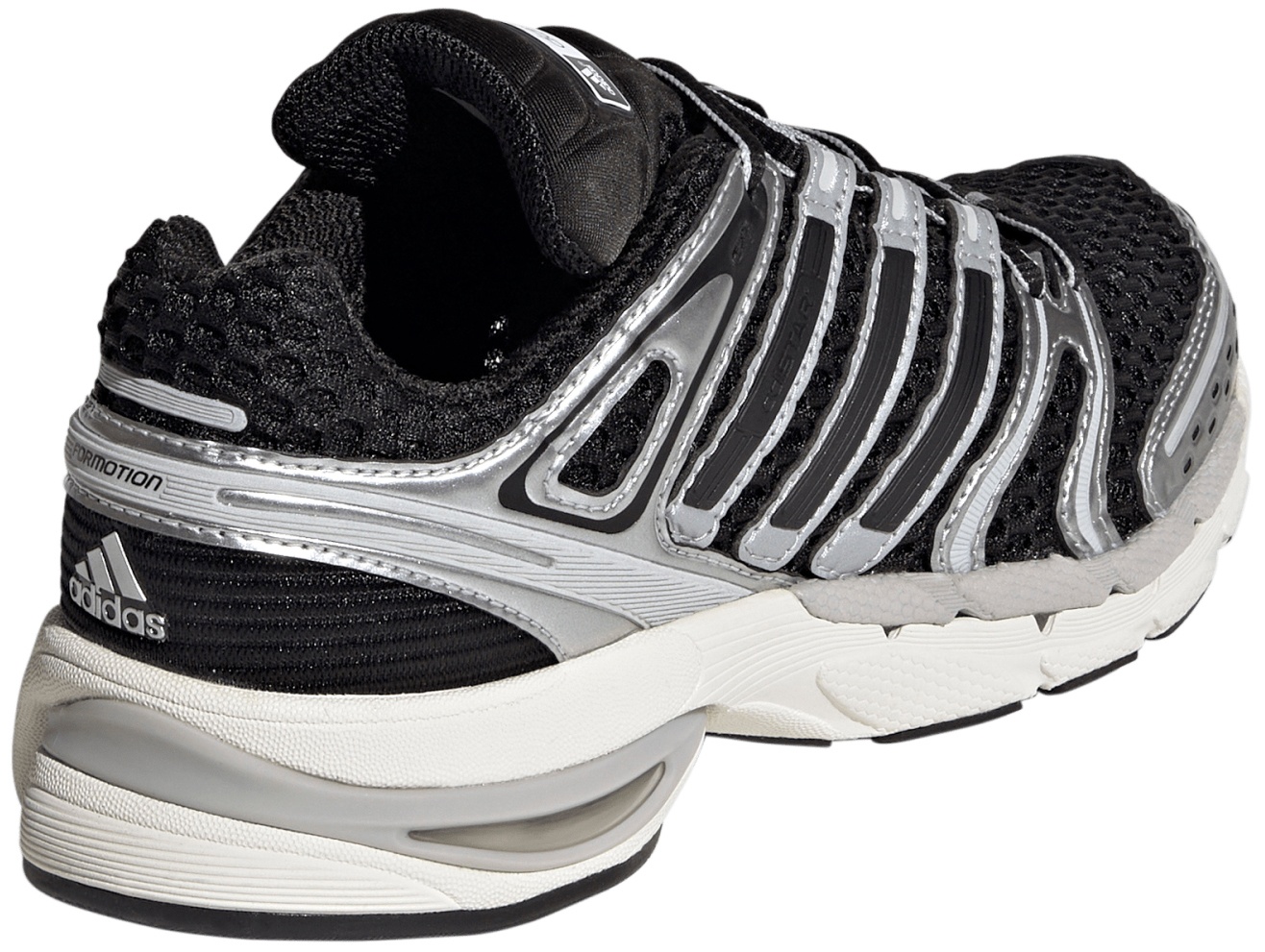 adidas Kids' Grade School AdiStar Control 5 Shoes - Black/Silver Met/Grey One - View 5