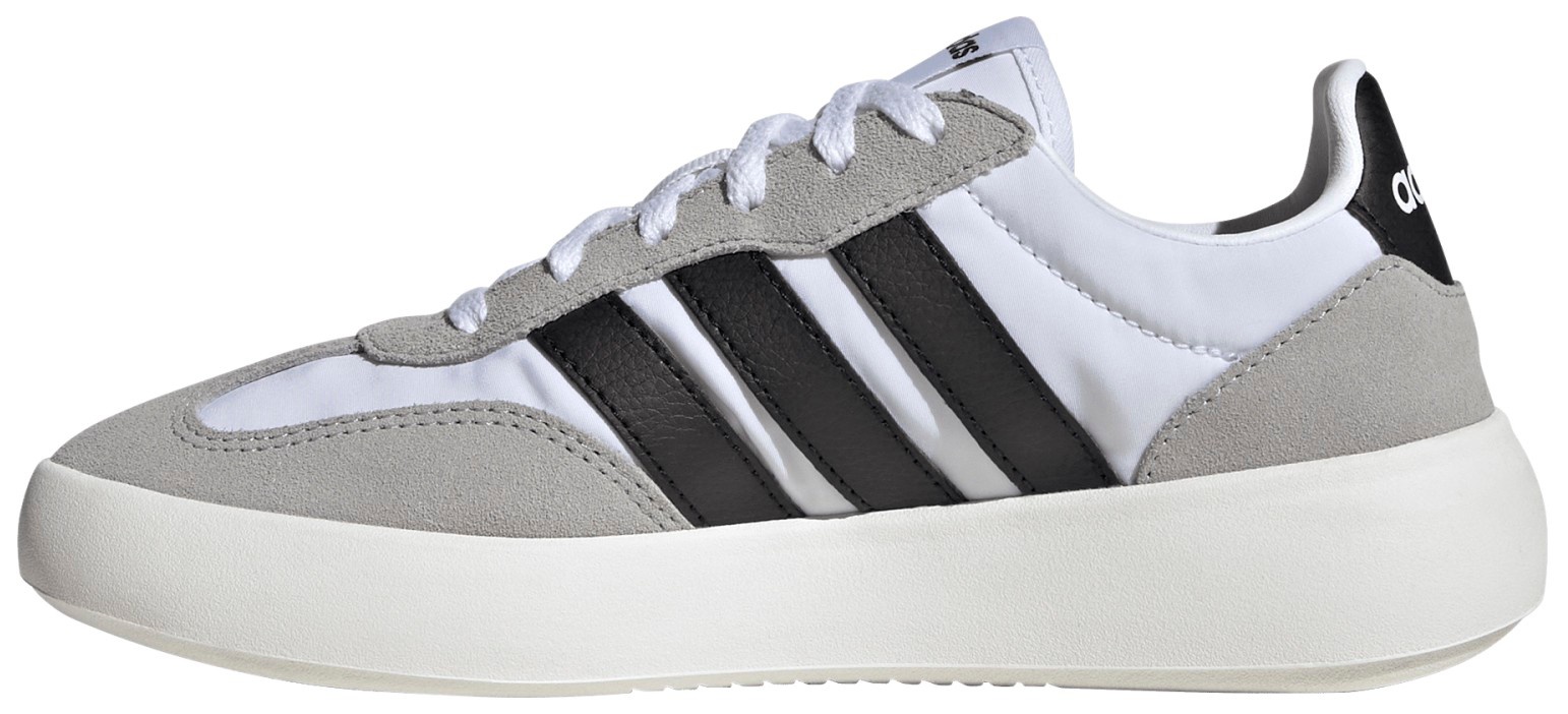 adidas Kids' Grade School Barreda Decode Shoes - White/Black/Grey - View 4