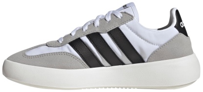 adidas Kids' Grade School Barreda Decode Shoes - White/Black/Grey - View 4