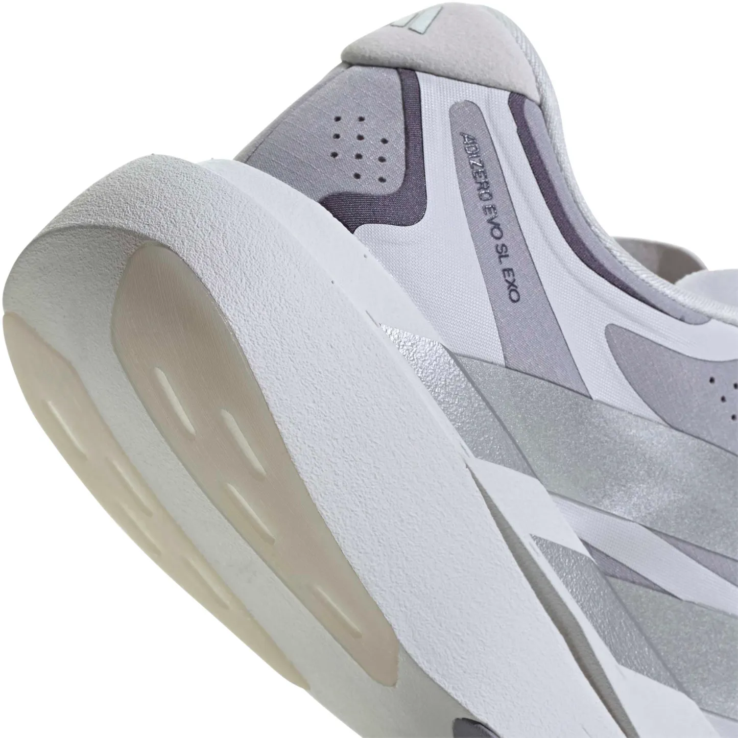 adidas Women's Adizero EVO SL Running Shoes - Gray/Silver/Gray - View 9