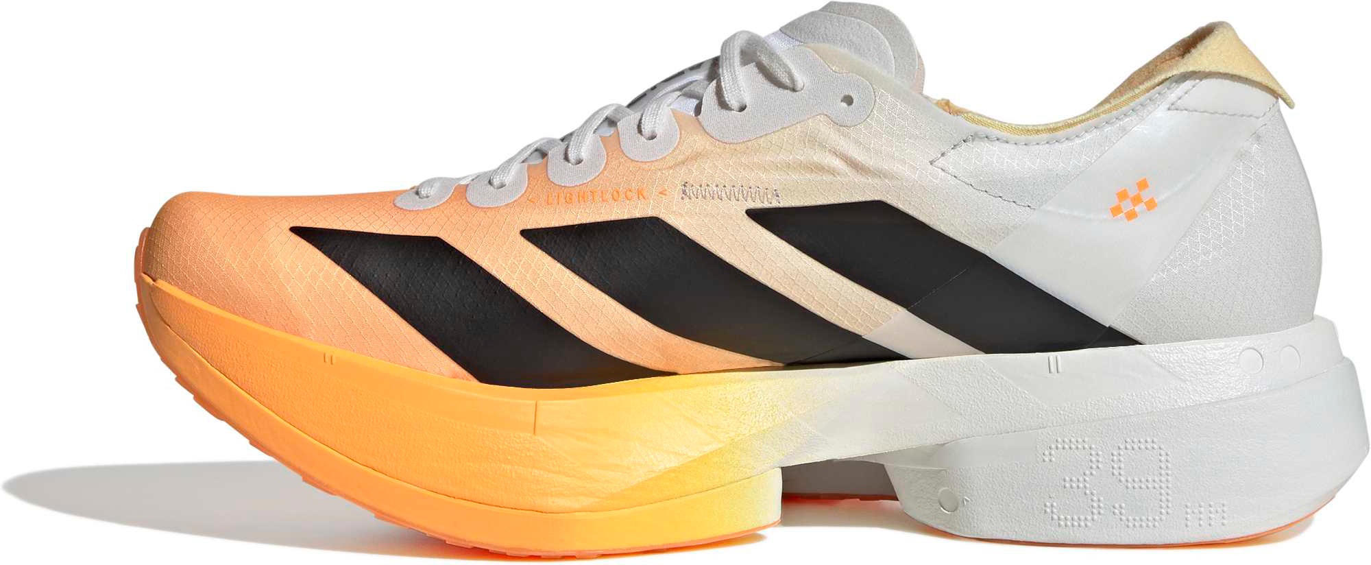 adidas Men's Adizero Adios Pro 4 Running Shoes - Lucid Tangerine/Black/Crystal - View 4