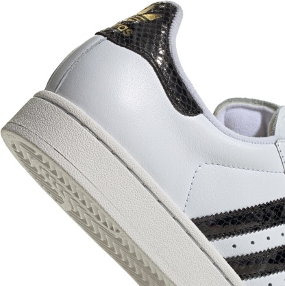 adidas Women's Superstar II Shoes - White/Grey Snakeskin - View 8