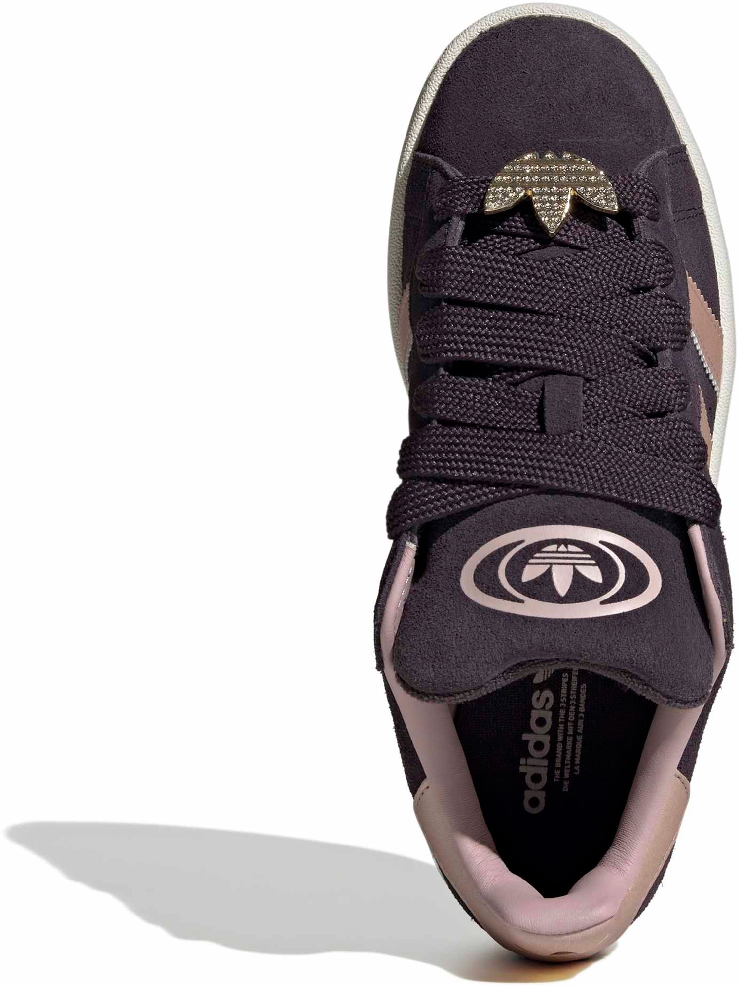adidas Women's Campus 00s Shoes - Aurora Blk/Vapor Gry Mtlc - View 2