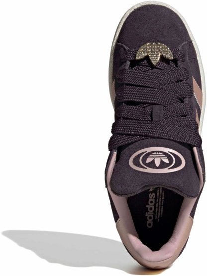 adidas Women's Campus 00s Shoes - Aurora Blk/Vapor Gry Mtlc - View 2