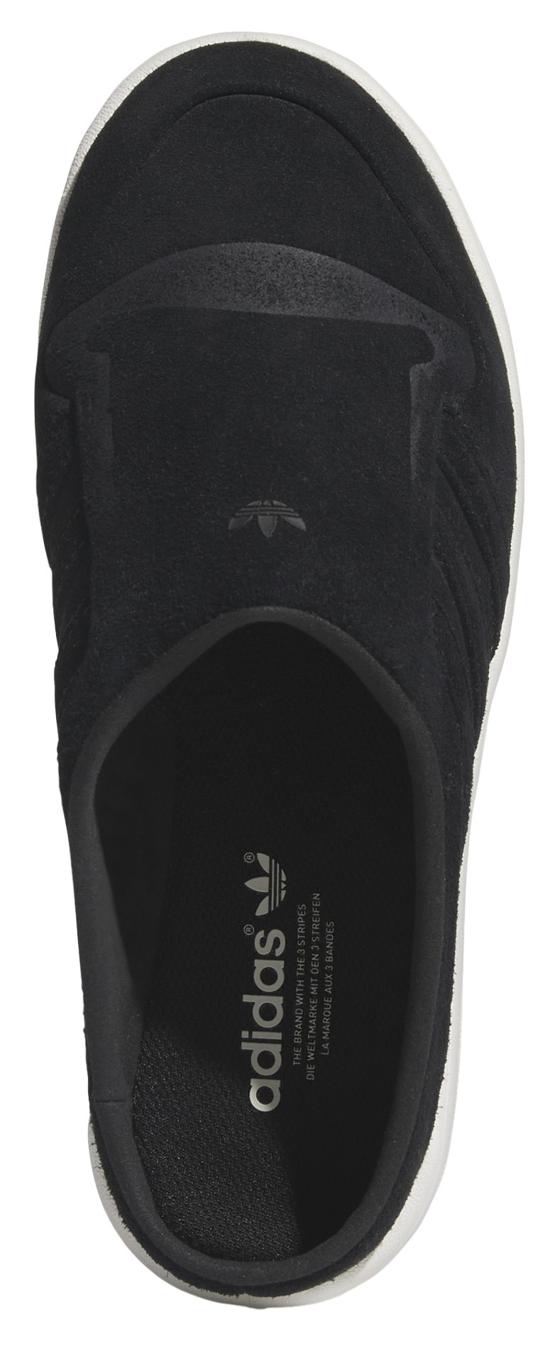 adidas Women's Rivalry Mule - Black/Black/Off White - View 2
