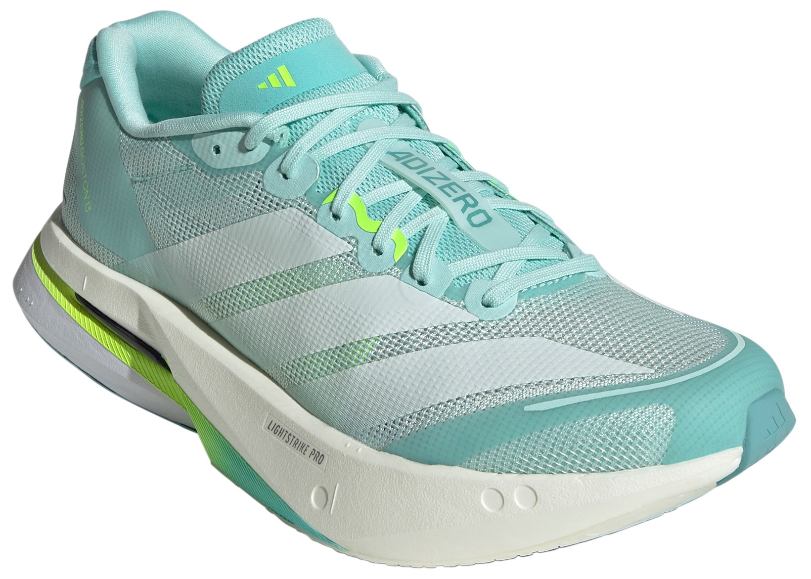 adidas Women's Adizero Boston 13 Running Shoes - Aqua/Silver - View 5