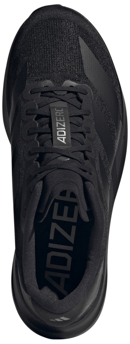 adidas Men's Adizero EVO SL Running Shoes - Black/Black - View 2