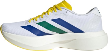 adidas Women's Adizero EVO SL Running Shoes - Grey/Blue/Yellow - View 4