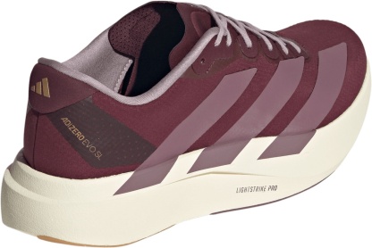 adidas Men's Adizero EVO SL Running Shoes - Maroon/Shadow Fig/Preloved Fig - View 5