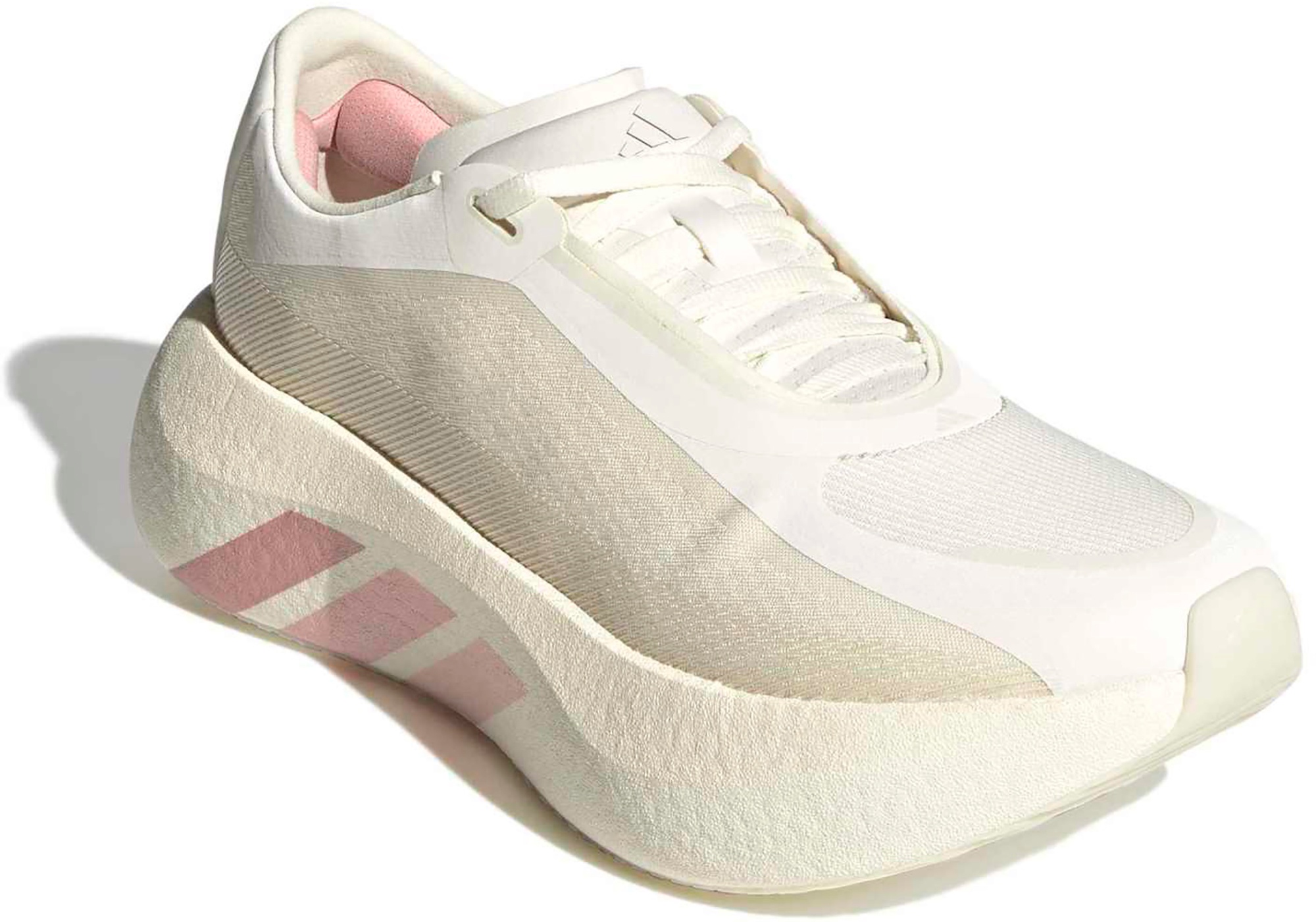 adidas Women's Hyperboost Edge Running Shoes - Off White/Vapour Pink/Matte Silver - View 6