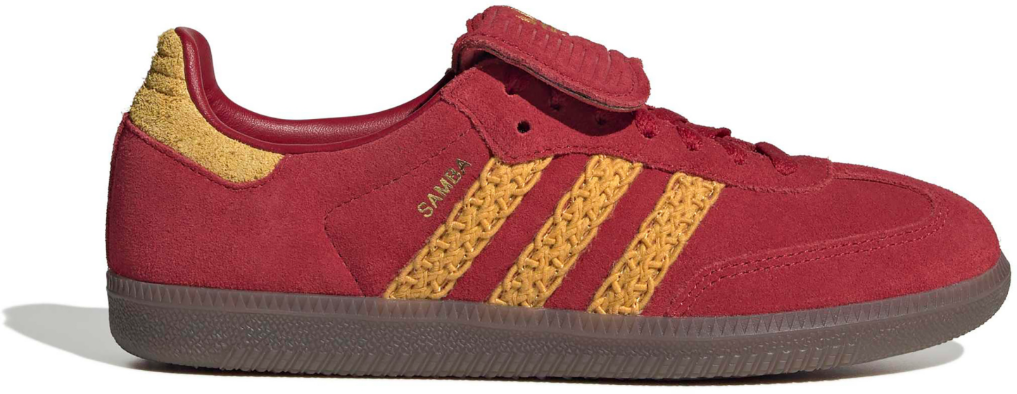 adidas Women's Long Tongue Samba Shoes - Eqpment Red/Prelvd Yellow - View 1