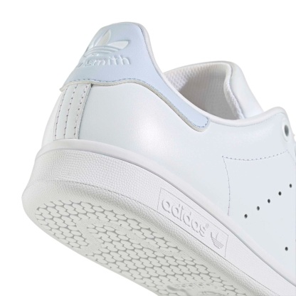 adidas Originals Women's Stan Smith Shoes - White/Crystal Sky - View 8