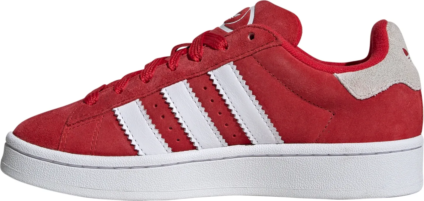 adidas Kids' Grade School Campus 00s Shoes - Red/White - View 3