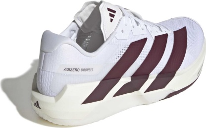adidas Men's Adizero Dropset Pro Training Shoes - Ftwr Wht/Maroon/Ftwr Wht - View 5