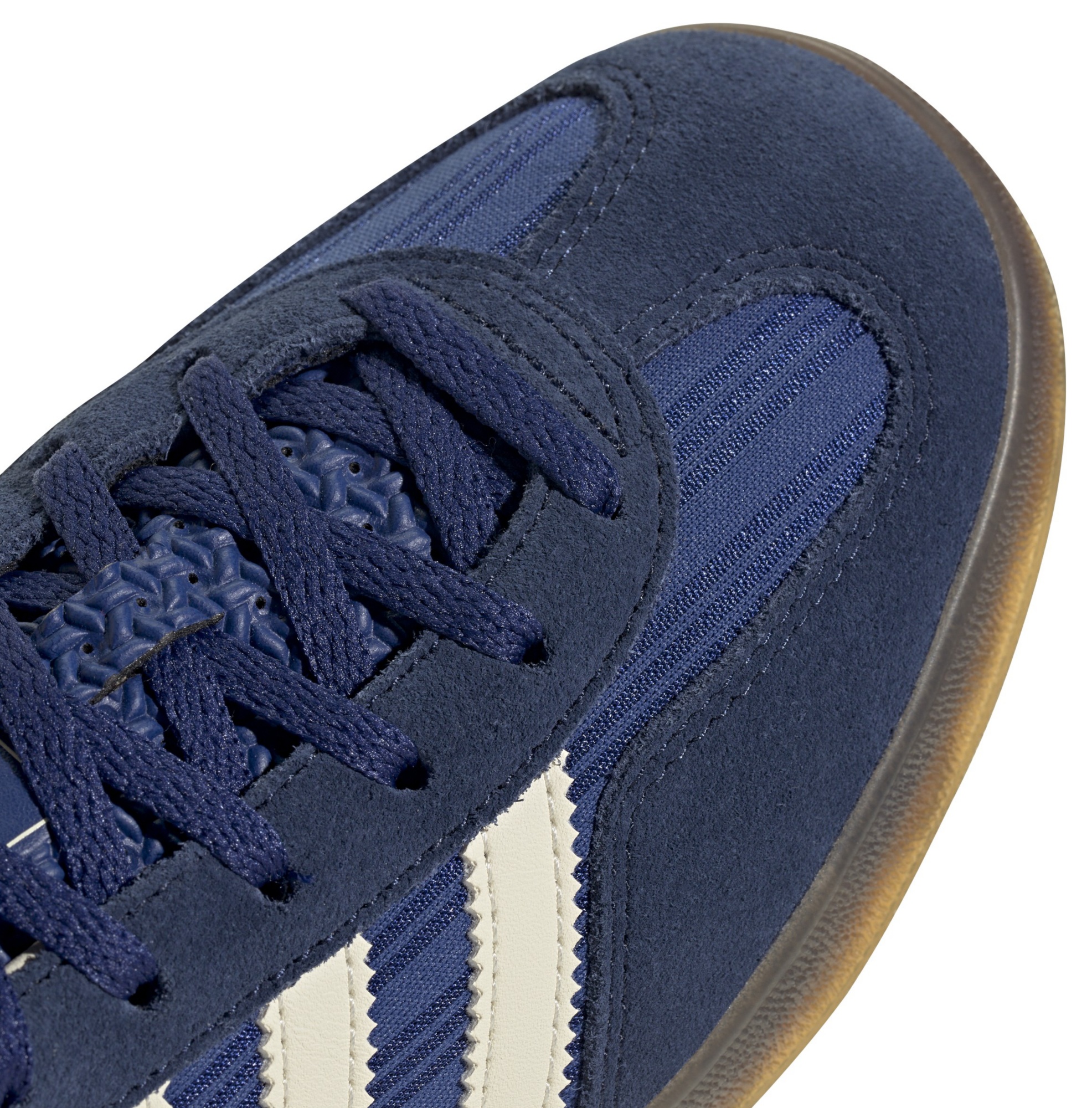 adidas Women's Gazelle Indoor Shoes - Vivid Blue/Stripe - View 2