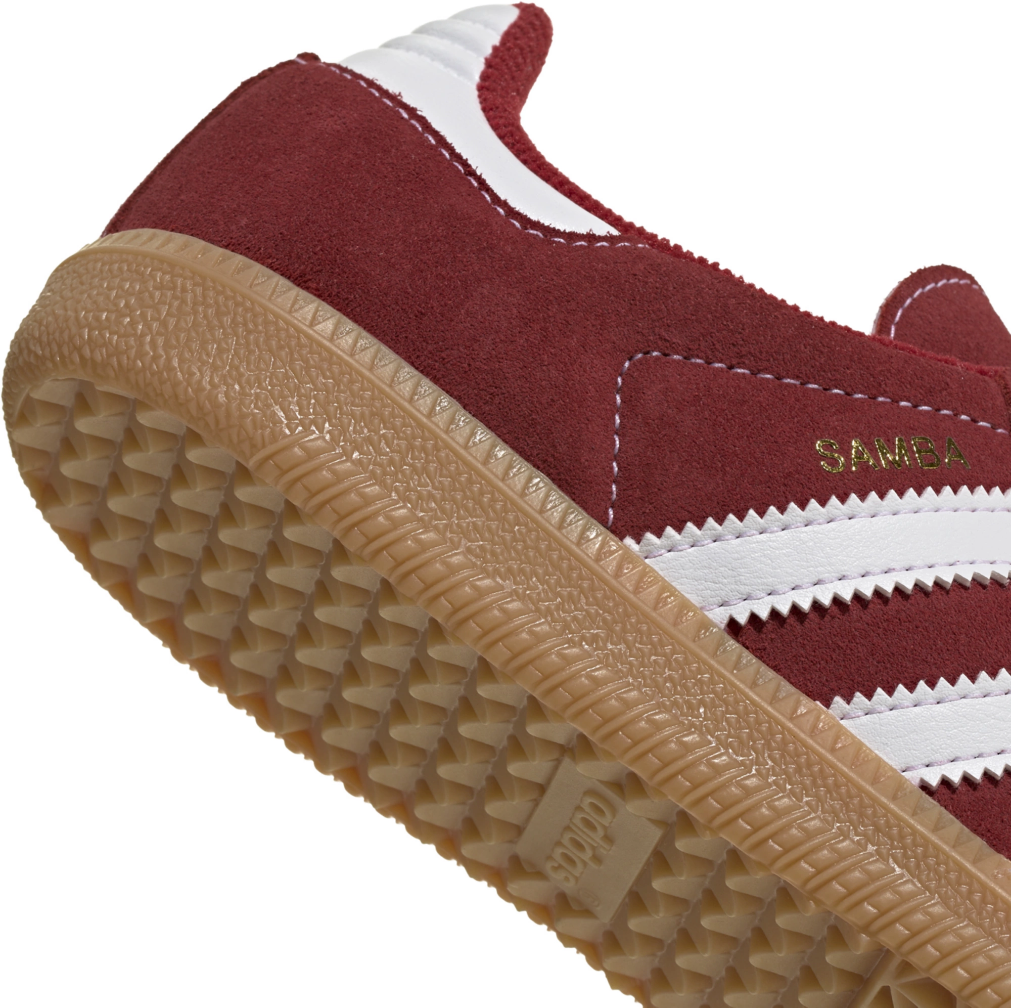 adidas Kids' Grade School Samba OG Shoes - Team Victory Red/Ftwr White/Gum 2 - View 7