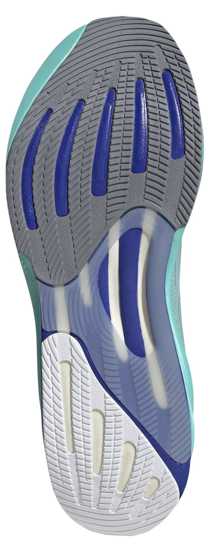adidas Men's Supernova Rise Running Shoes - White/Aqua - View 3