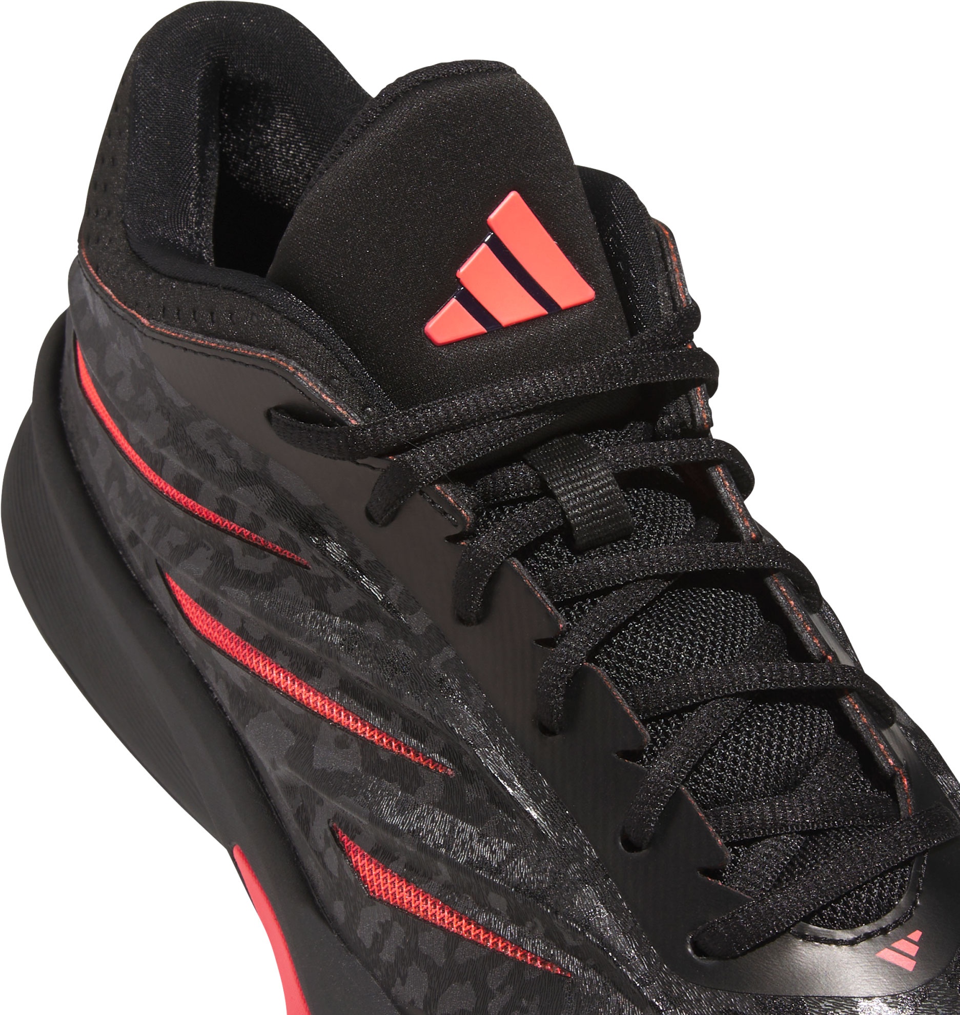 adidas Adult Crazy Energy Shoes - Core Black/Solar Turbo/Core Black - View 7