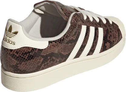 adidas Women's Superstar II Shoes - Brown Snakeskin - View 6