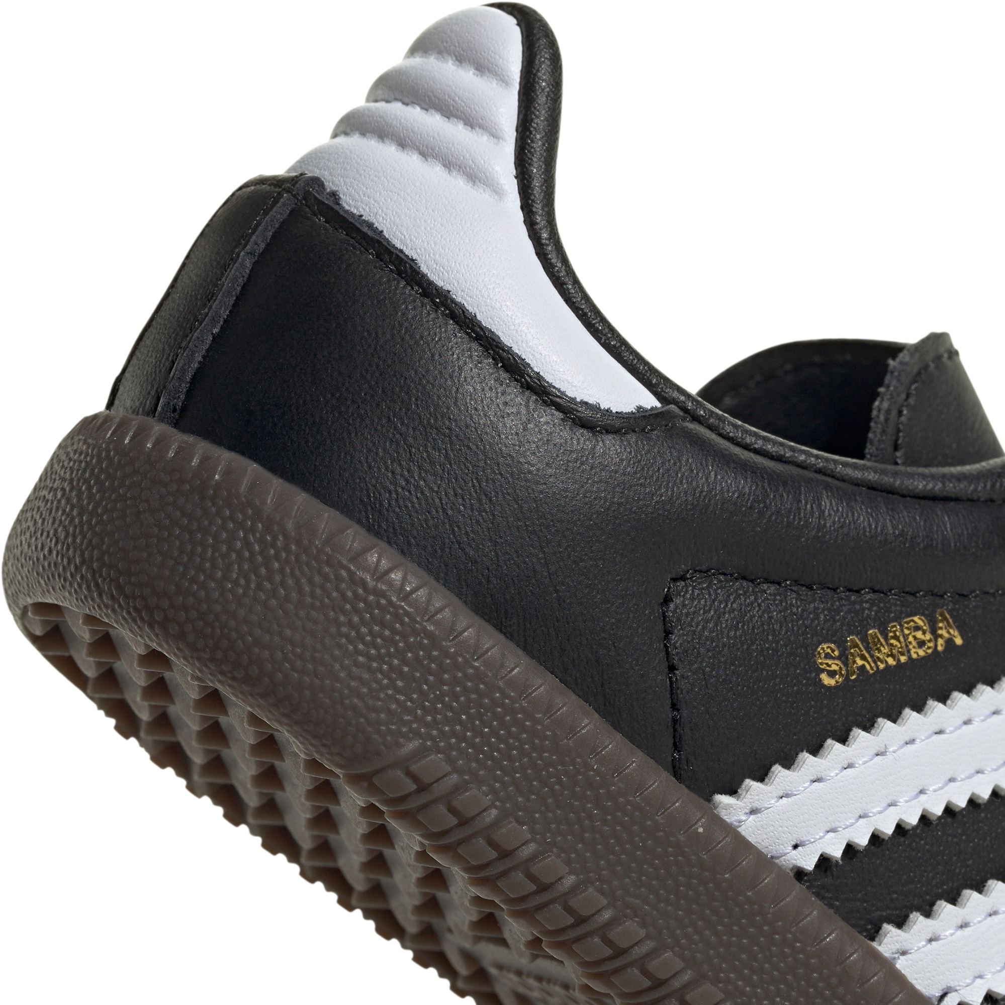 adidas Toddler Samba OG Shoes - Black/White/Gold - View 7