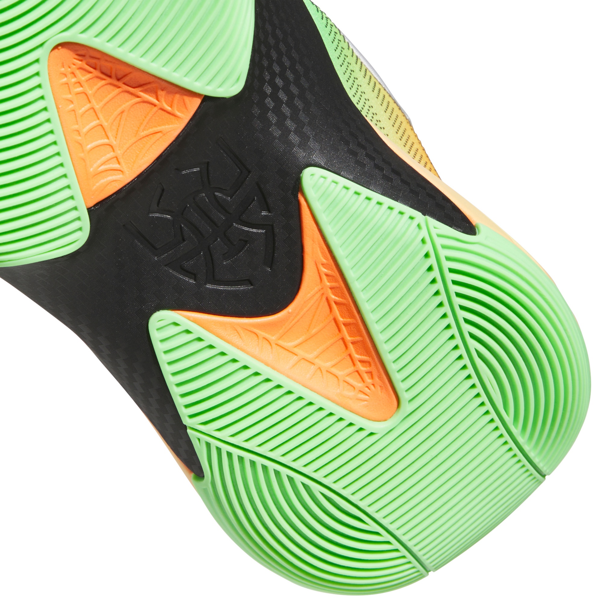adidas D.O.N. Issue #7 Basketball Shoes - Black/Green/Orange - View 8