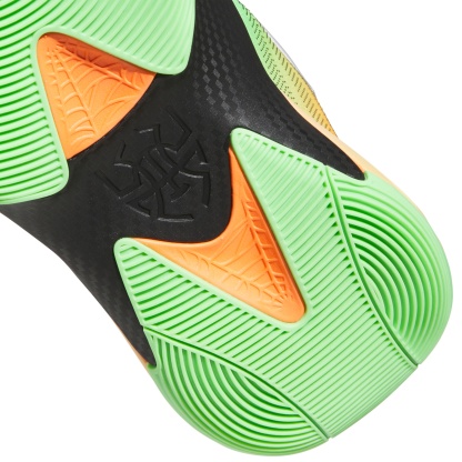 adidas D.O.N. Issue #7 Basketball Shoes - Black/Green/Orange - View 8