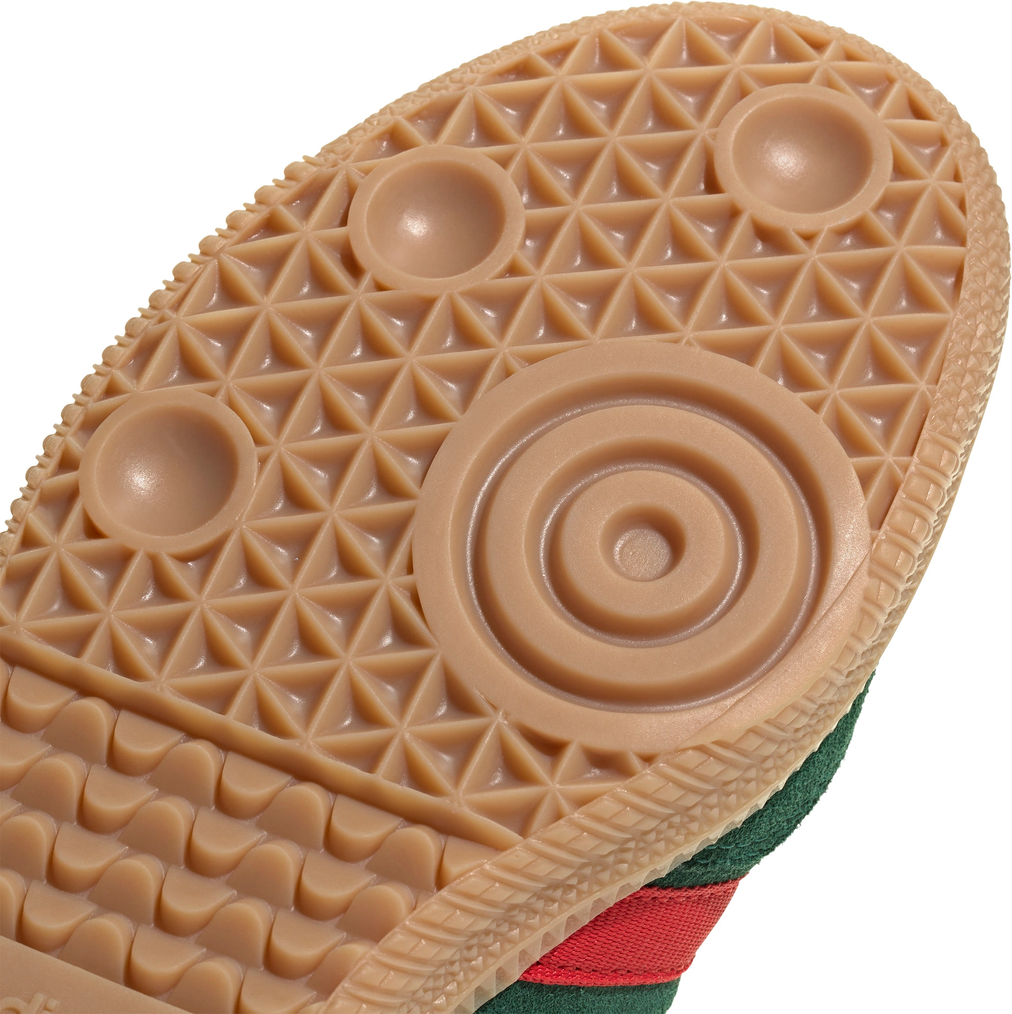 adidas Kids' Grade School FIFA World Cup Samba OG Shoes - Team Dark Green/Better Scarlet/Gum - View 8