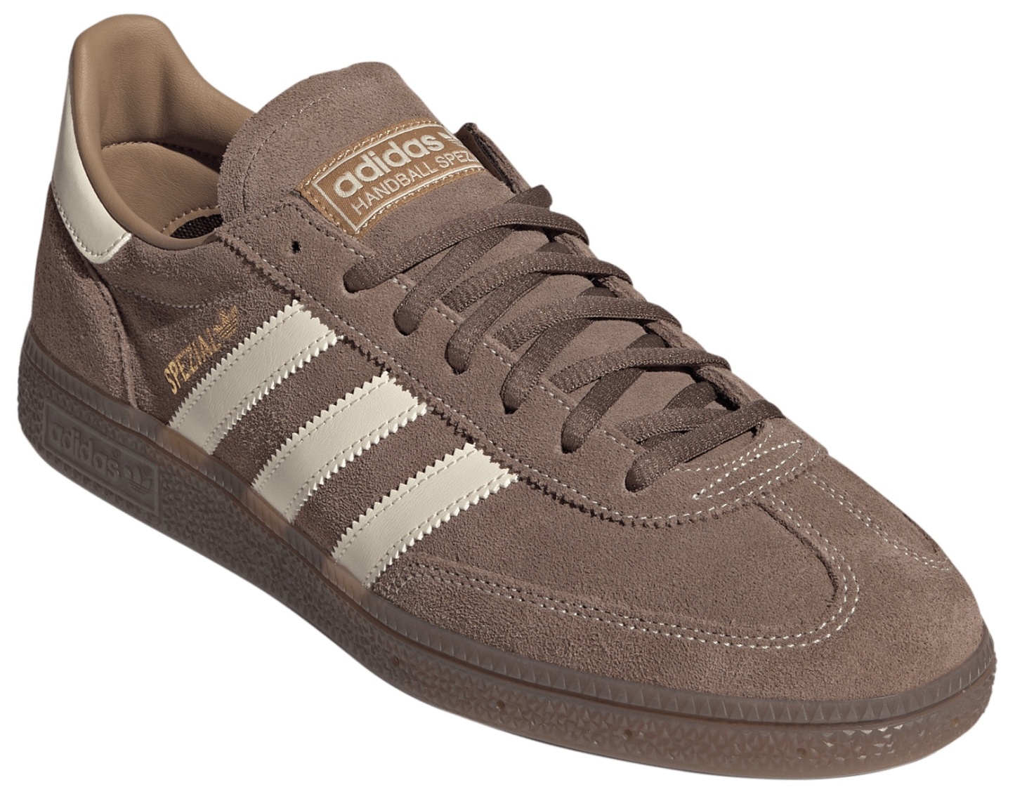 adidas Men's Handball Spezial Shoes - Earth Strata/White - View 5