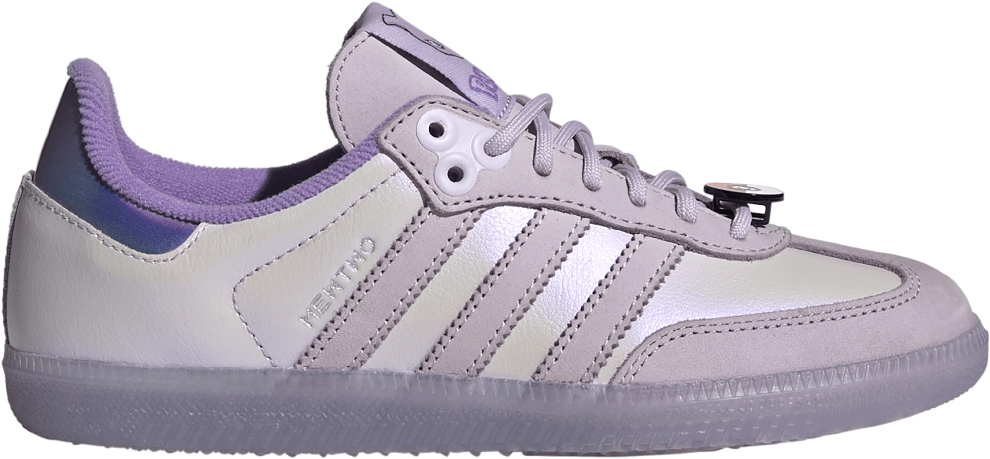 adidas Kids' Grade School Samba OG Shoes - Ice Lavender/Ice Lavender/Violet Fusion - View 1