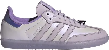 adidas Kids' Grade School Samba OG Shoes - Ice Lavender/Ice Lavender/Violet Fusion - View 1