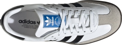 adidas Kids' Grade School Samba OG Shoes - White/Black - View 4