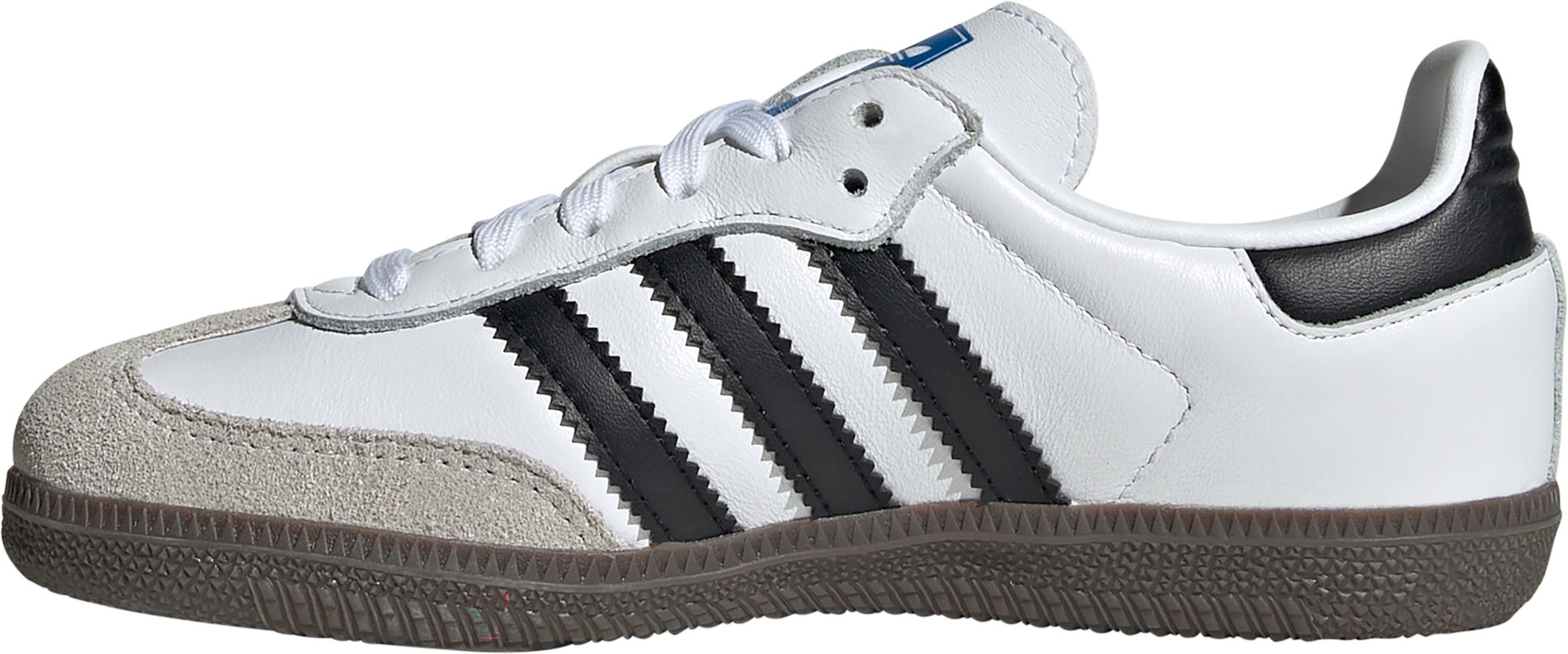 adidas Kids' Preschool Samba OG Shoes - White/Black/Gum - View 4