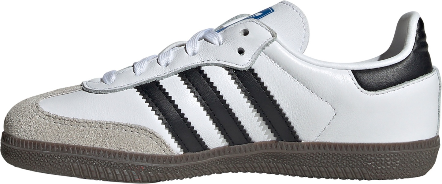 adidas Kids' Preschool Samba OG Shoes - White/Black/Gum - View 4
