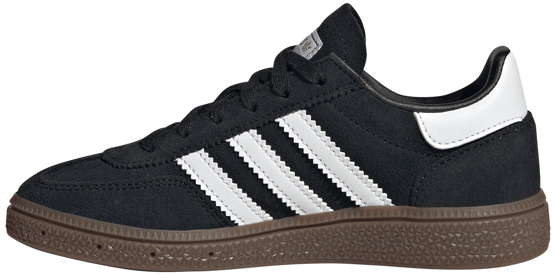 adidas Kids' Preschool Handball Spezial Shoes - Black/White/Gum - View 4