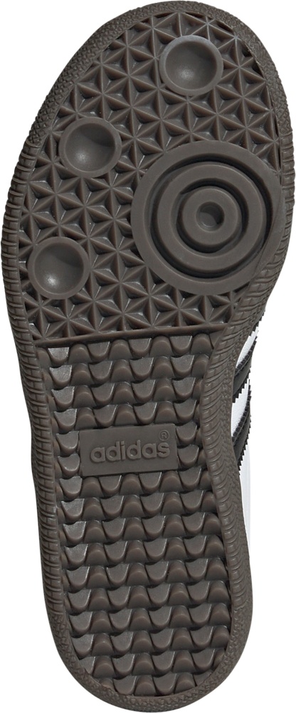 adidas Kids' Preschool Samba OG Shoes - White/Black/Gum - View 3