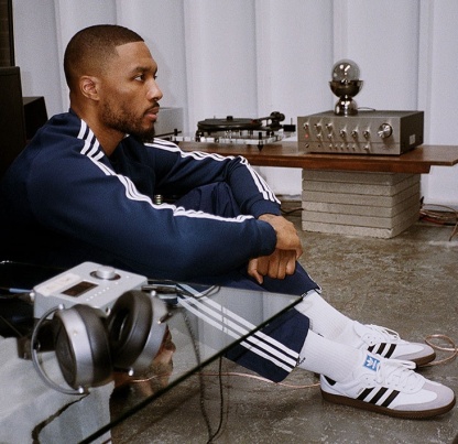 adidas Samba OG Shoes - White/Black/White - View 3