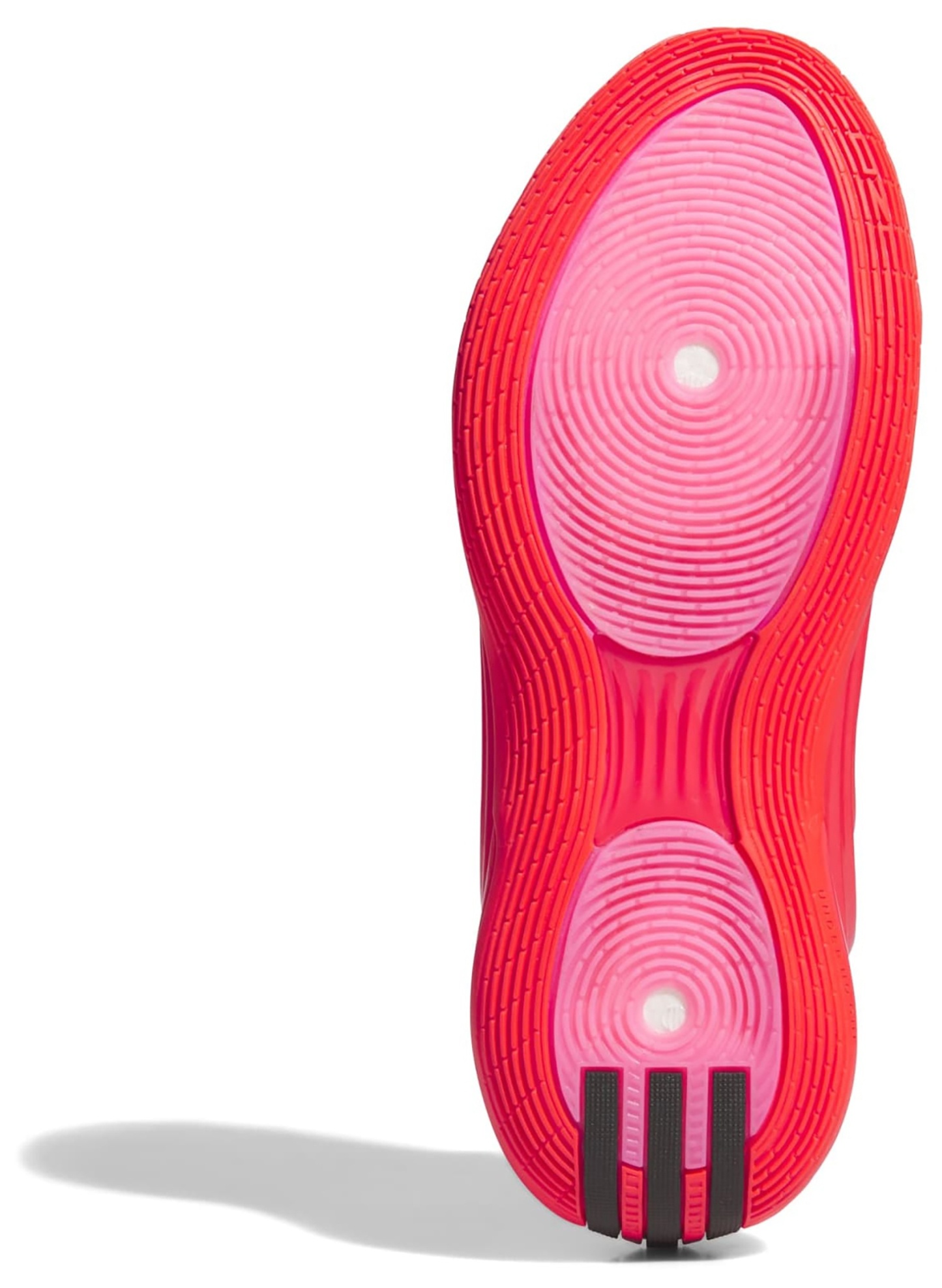 adidas Harden Volume 10 'Ruby' Basketball Shoes - Pure Ruby/Core Black/Solar Lemon - View 3